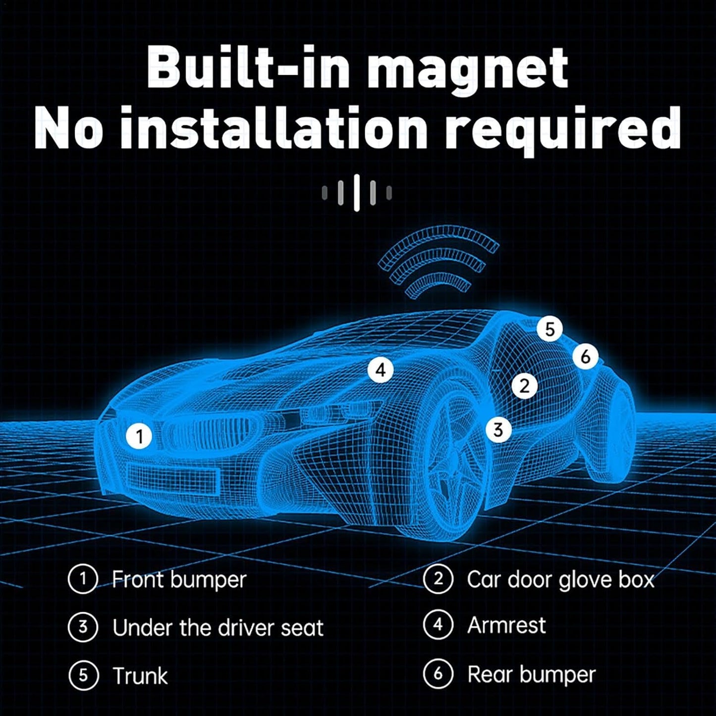 EasyFind Mini Magnetic GPS Tracker